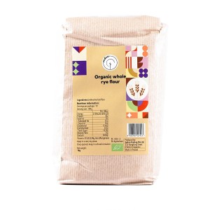 Organic Dark Rye Flour 1kg